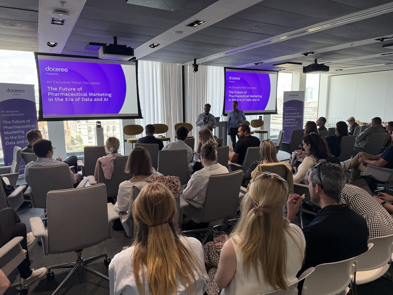 Conference on AI in healthcare marketing hosted by Doceree