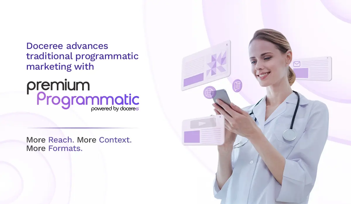 HCP engaging with the PremiumProgrammatic Marketing Assets