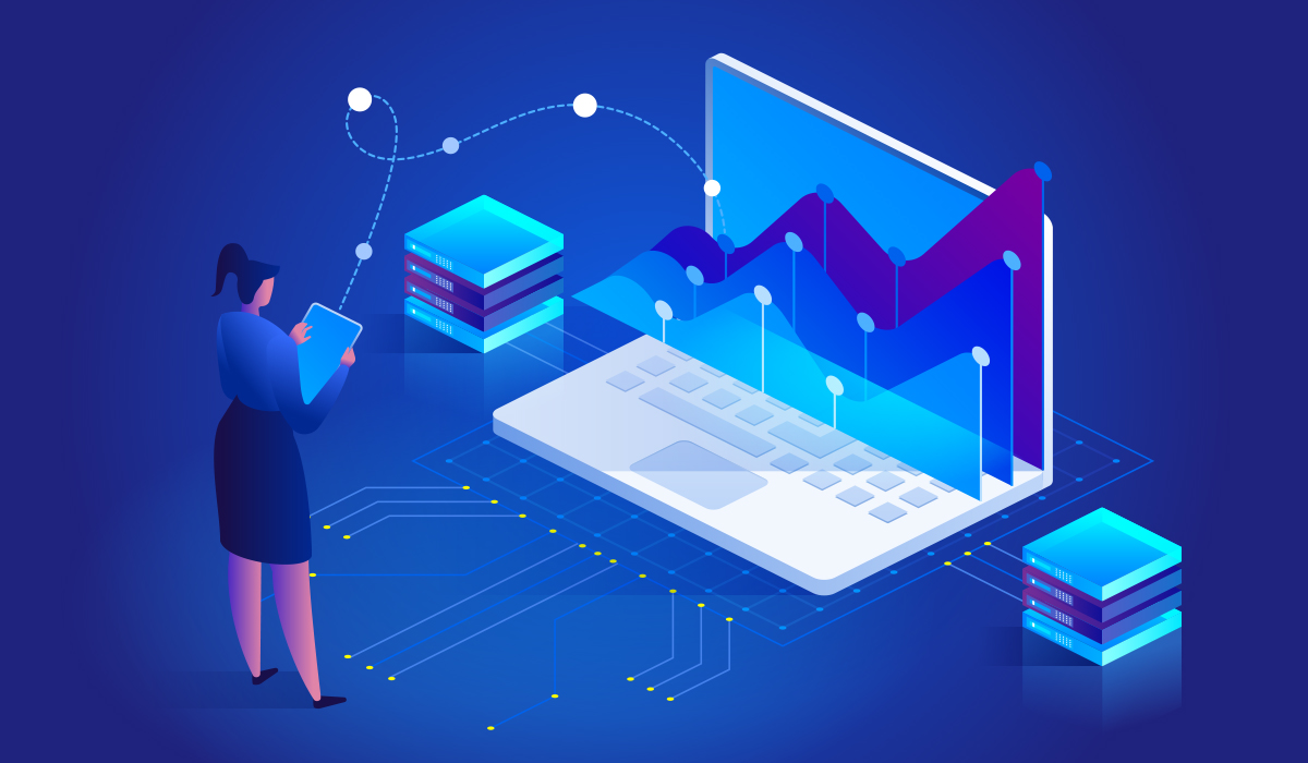 Healthcare publisher analyzing digital ad platform performance and compliance data to choose solutions that maximize revenue